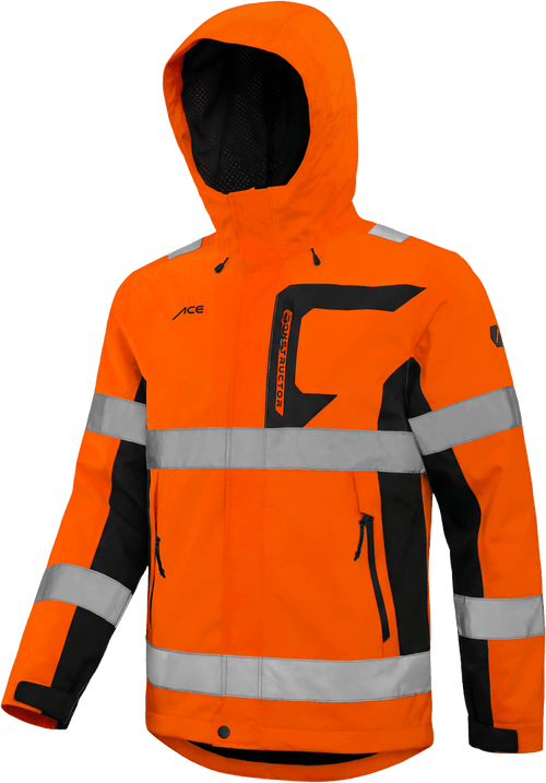 ACE Constructor Hi-Viz Regenjacke - EN20471 & EN343