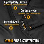 ACE Constructor Herren Hybrid-Arbeitshose kurz