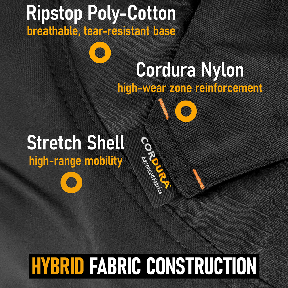 ACE Constructor Herren Hybrid-Arbeitshose kurz