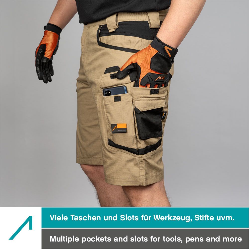 ACE Constructor Herren-Arbeitshose kurz