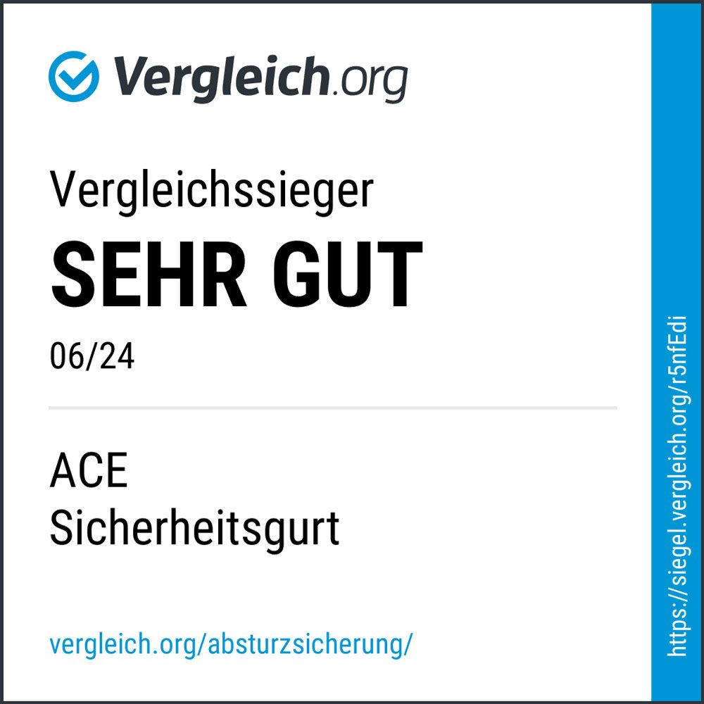 ACE Absturzsicherung - Note "Sehr Gut" im Vergleichstest - Fallschutz-Geschirr und Auffang-Gerät - EN 353-361 - max. 100 kg (Bild 8)