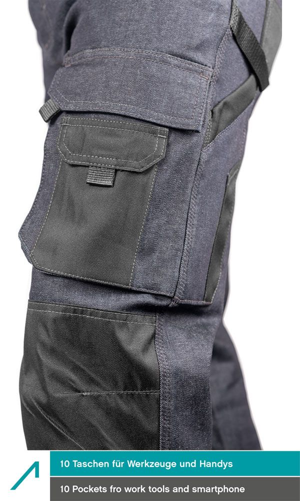 ACE Genesis Jeans Herren-Arbeitshose lang