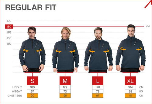 ACE Handyman Fleece-Arbeitspullover für Herren