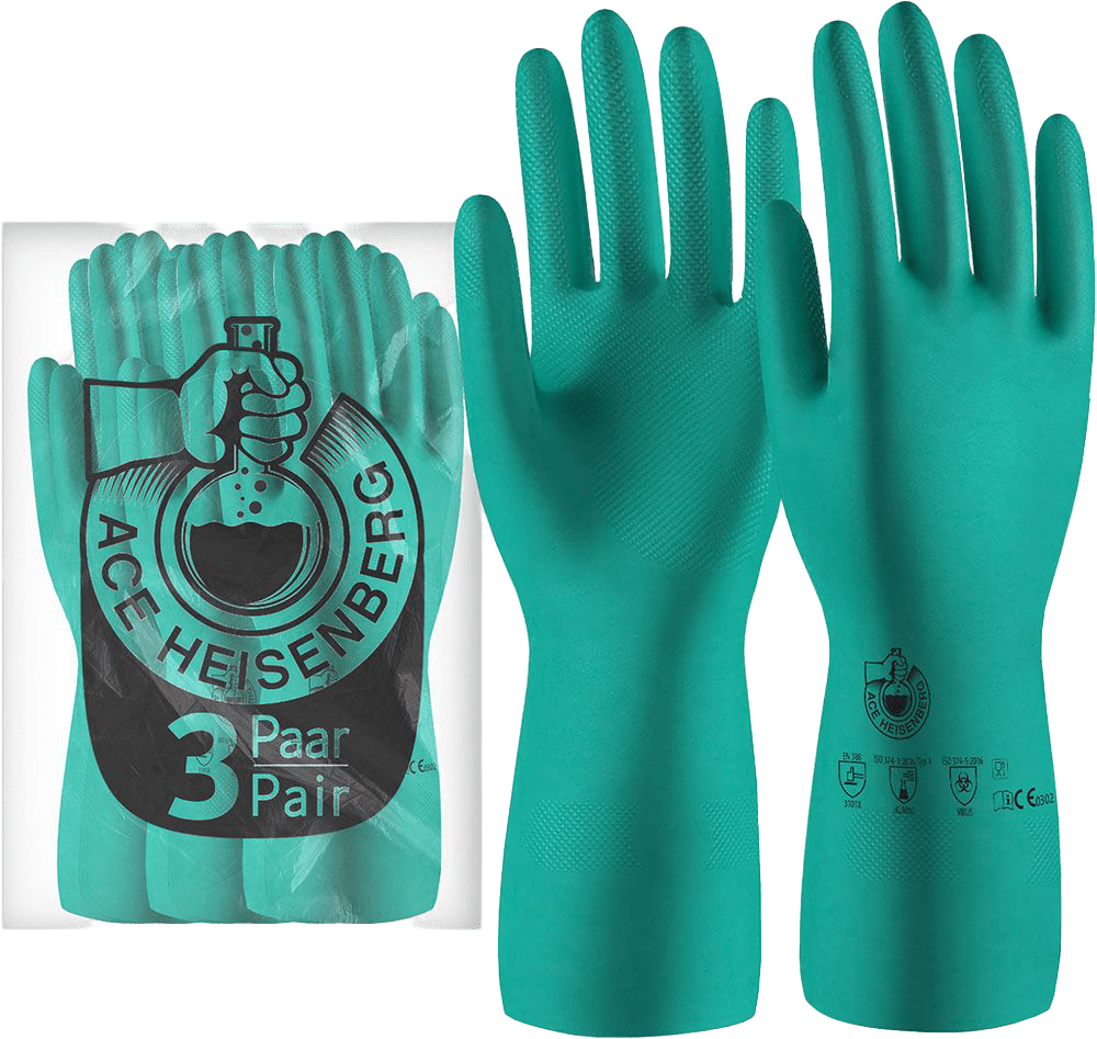 3 Paar ACE Heisenberg Chemikalienhandschuhe (Bild 1)