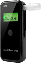 ACE II Basic plus Alkoholtester + 25 Mundstücke & Kalibriergutschein