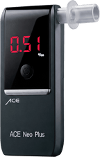 ACE Neo Alkoholtester + 25 Mundstücke & Kalibrier-Gutschein