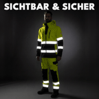 ACE Neon Softshell-Warnjacke für Herren