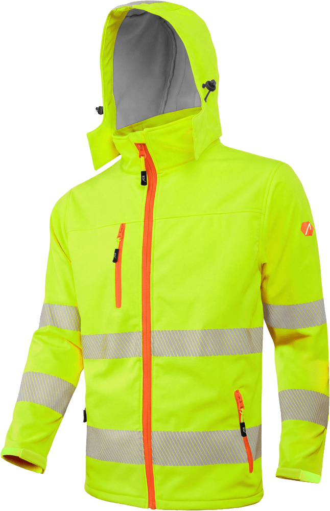 ACE Neon Lite Softshell-Warnjacke für Herren