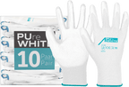 10 Paar ACE PUre White Arbeitshandschuhe (Bild 1)