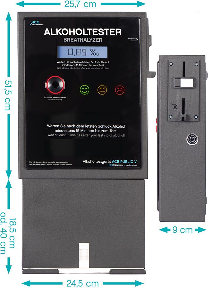 ACE Public Alkoholtester ohne Video-Rahmen (Bild 2)