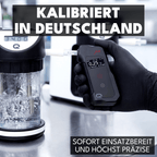 ACE Q Alkoholtester mit 98,7% Richtigkeit laut TU Wien (2026) + 25 Mundstücke & Kalibrier-Gutschein