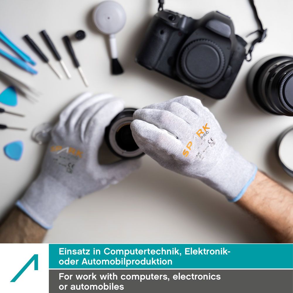 3 Paar ACE Spark Pro Arbeitshandschuhe (Bild 3)