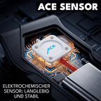 ACE X Alkoholtester mit 99,1% Richtigkeit laut TU Wien (2026) + 25 Mundstücke & Kalibrier-Gutschein