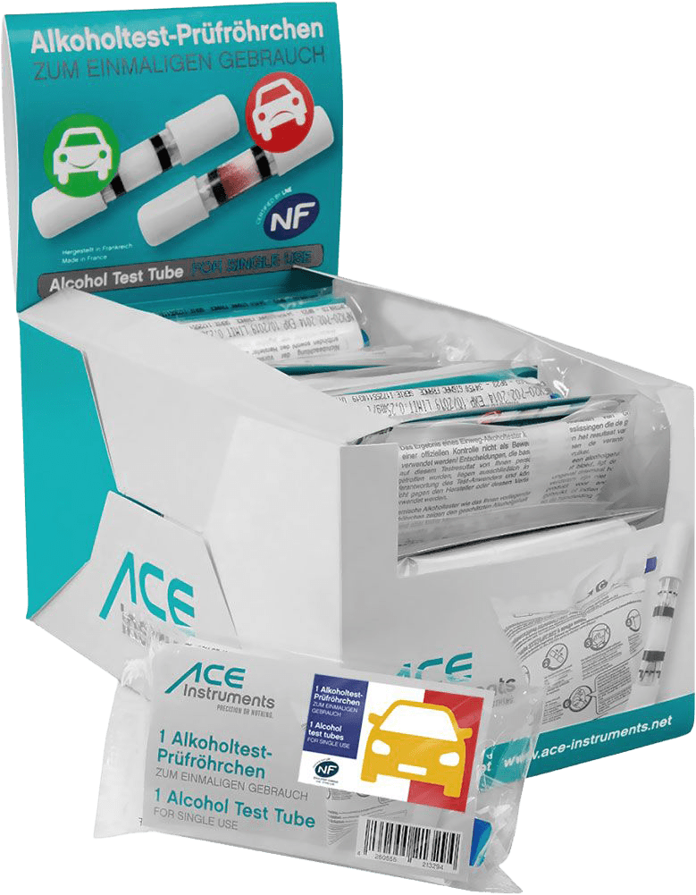 ACE Einmal-Alkoholtester mit NF-Zertifikat (Bild 1)