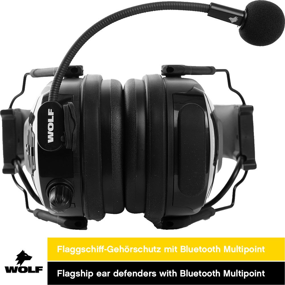 WOLF Protection Apex BT Kapsel-Gehörschutz aktiv mit Bluetooth (Bild 2)