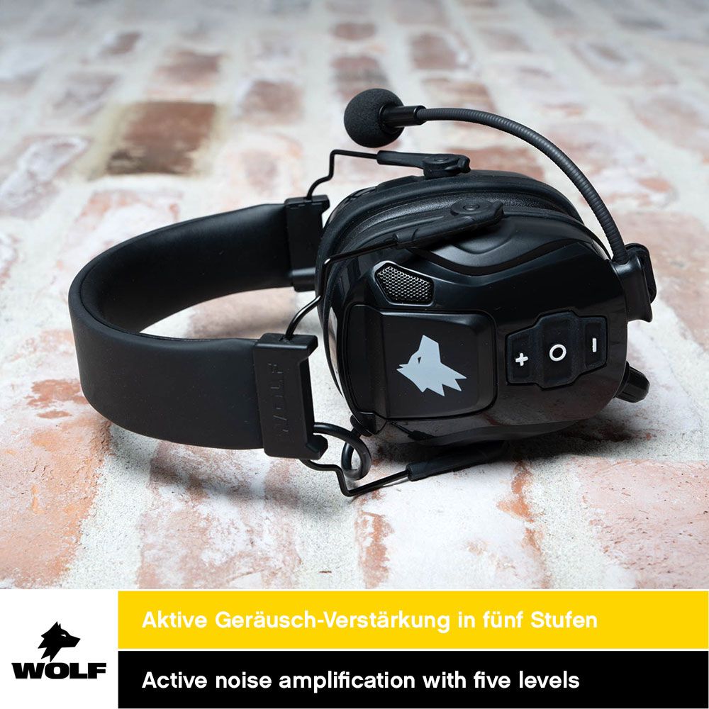 WOLF Protection Apex BT Kapsel-Gehörschutz aktiv mit Bluetooth (Bild 3)
