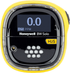 Honeywell BW Solo (BLE) - Gaswarngerät mit 1 Sensor für Schwefelwasserstoff (H2S) 0-200 ppm - A1: 5 ppm - A2: 10 ppm (gelbes Gehäuse) (Bild 1)