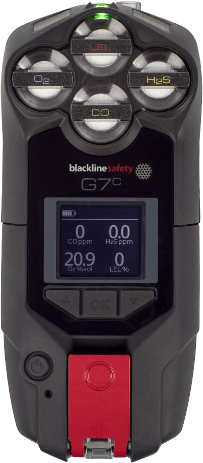 Blackline Safety G7c Gas-Warngerät mit GPS Funktion - umfangreiches Zubehör - optionalen Dienstleistungen verfügbar (Bild 1)