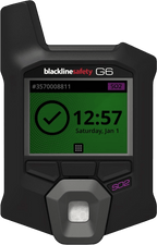 Blackline Safety G6 Ein-Gas-Warngerät mit GPS - verfügbare Varianten für CO, O2, H2S oder SO2 - Alarmschwellen einstellbar (Bild 1)
