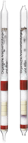 Dräger-Röhrchen für Kurzzeitmessung - Organische Arsenverbindungen und Arsin 0, 1 ppm - 0, 3 mg (10 Röhrchen) (Bild 1)