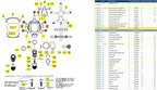 Dräger Rollschnalle (VE = 10 Stück) - für Kopfspinne von X-plore 4740-4790-5500-6300-6530, Panorama Nova, SPH 5600 und Workaster und CPS 7800-6800 (Bild 4)