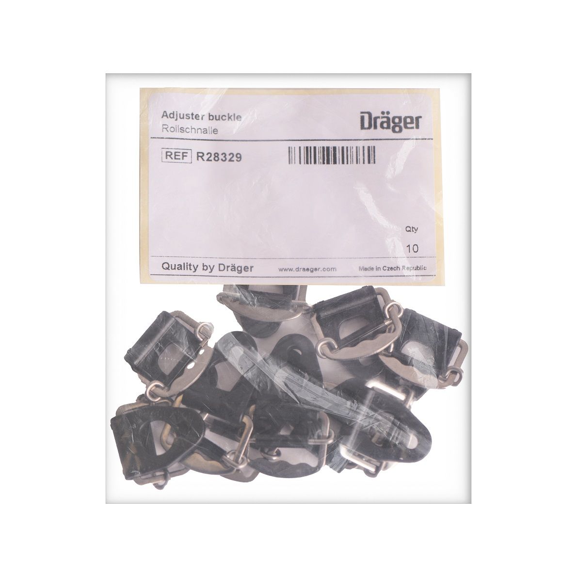 Dräger Rollschnalle (VE = 10 Stück) - für Kopfspinne von X-plore 4740-4790-5500-6300-6530, Panorama Nova, SPH 5600 und Workaster und CPS 7800-6800 (Bild 3)