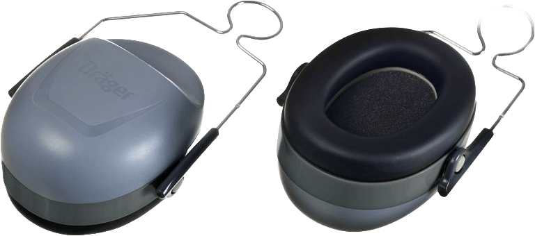 Dräger X-Plore 8000 - Gehörschutzkapseln (1 Paar) - Dämmwert SNR 33 dB (H: 37 dB - M: 30 dB - L: 23 dB) - EN 352-3, ANSI S3.19 (Bild 1)