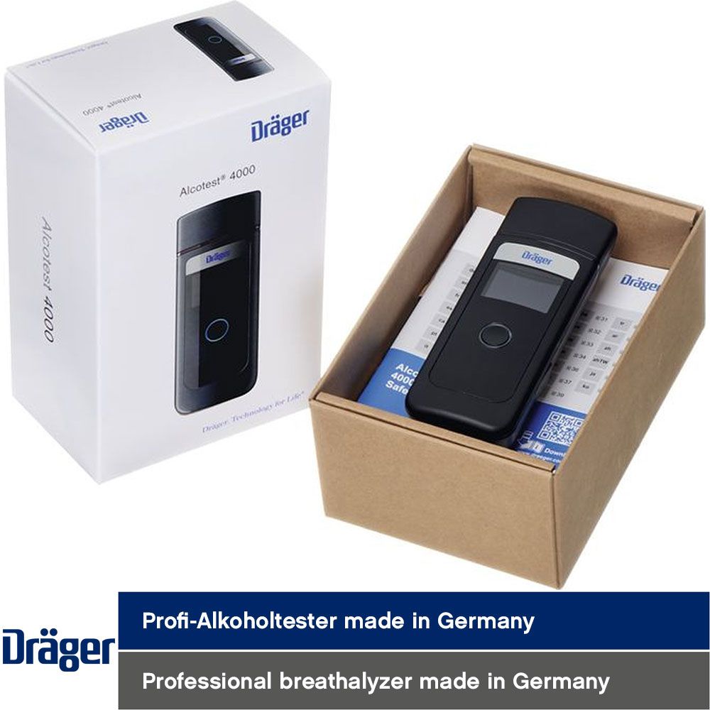Dräger Alcotest 4000 Alkoholtester + Kalibrier-Gutschein (Bild 2)
