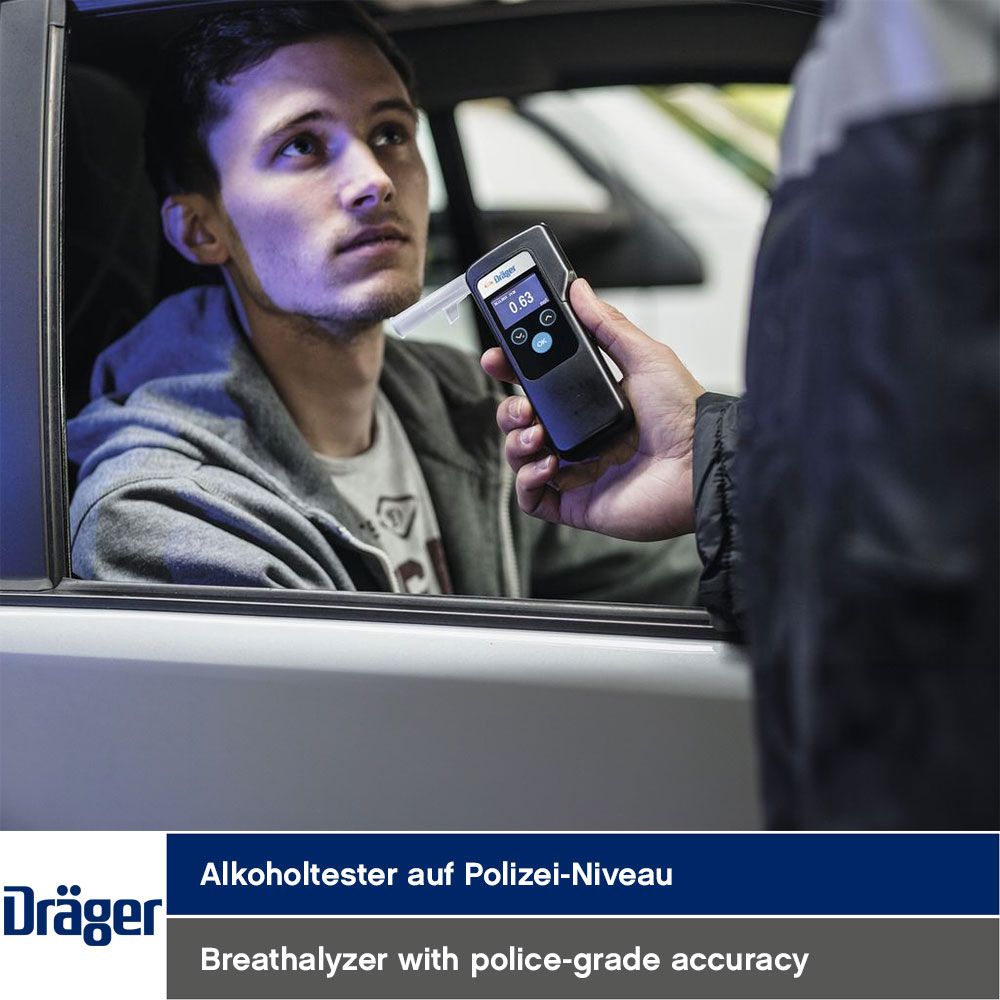 Dräger Alcotest 6000 Alkoholtester + 25 Mundstücke & Kalibrier-Gutschein (Bild 2)