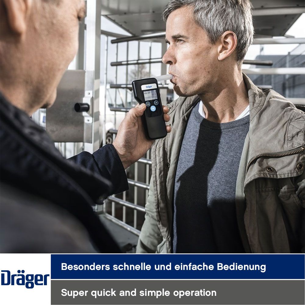Dräger Alcotest 6000 Alkoholtester + 25 Mundstücke & Kalibrier-Gutschein (Bild 3)