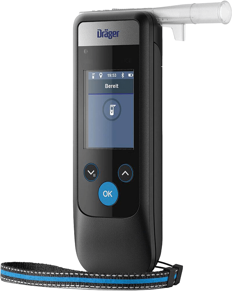 Dräger Alcotest 7000 med Alkoholtester - digitaler Alkohol--Promilletester mit medizinischer MDR-Zulassung - ISO 13485 (Bild 1)