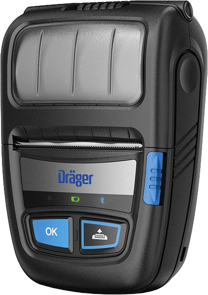 Dräger Mobile Printer BT - mobiler Bluetooth-Drucker für Alcotest 6000 und weitere Alkoholtester von Dräger - Pairing via NFC (Bild 1)