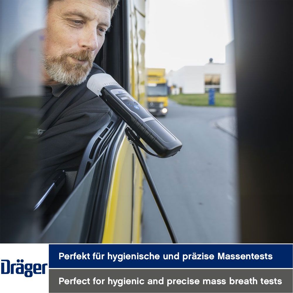 Dräger Mundstück-Trichter - 10 Mundstücke für Alcotest 5000 und 7000 - hygienisch einzeln verpackt - ideal für Massentests (Bild 5)
