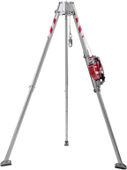 Miller DuraHoist 3Pod - mit MightEvac Höhensicherungs-Gerät (15 m) & Halterung - anpassbares Dreibein zur Absturz-Sicherung Q-87586 (Bild 1)