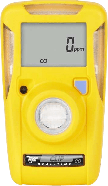 Honeywell BW Clip mit 1-Sensor (Ein-Gaswarngerät) - Auswahl zwischen folgenden Sensoren CO, H2S, O2 oder SO2 - bis zu 3 Jahre Laufzeit