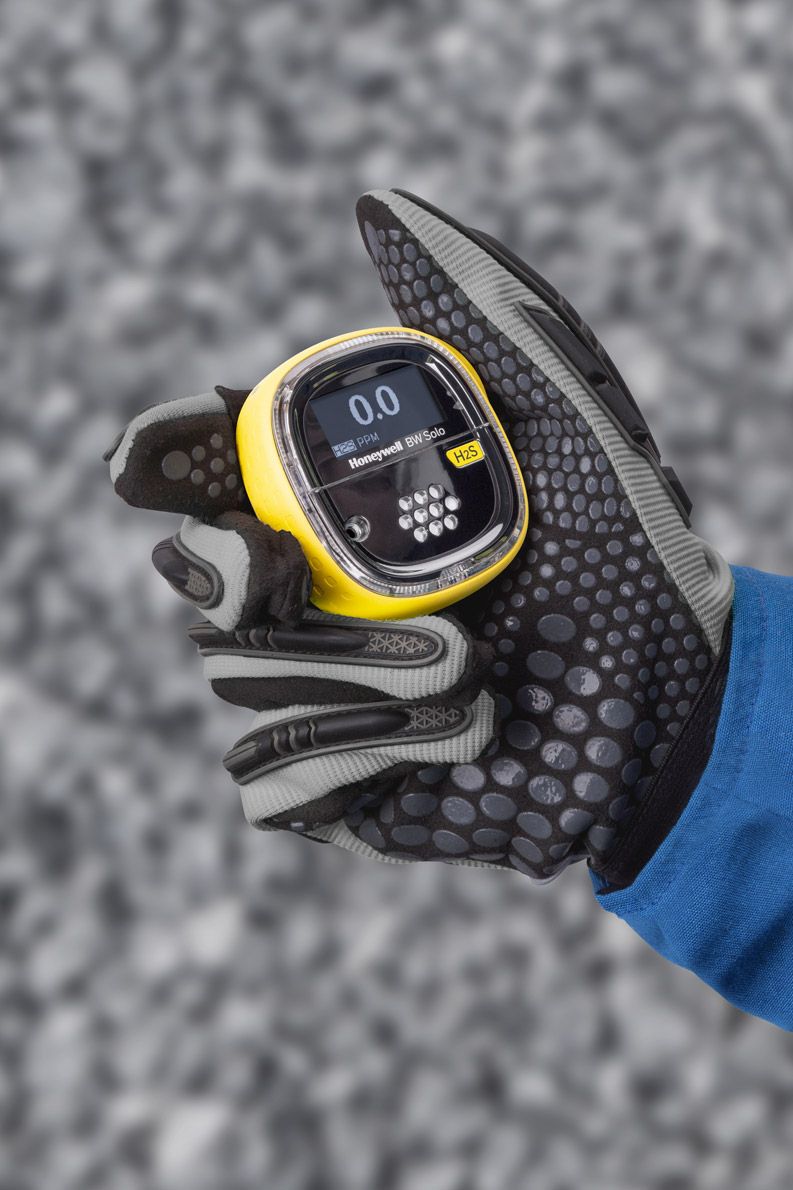 Honeywell BW SOLO - CO2 Gaswarngerät mit 1 Sensor für Kohlenstoffdioxid (CO2) - Messbereich 0 - 50000 ppm (5 Vol.-%) Gelb (Bild 3)