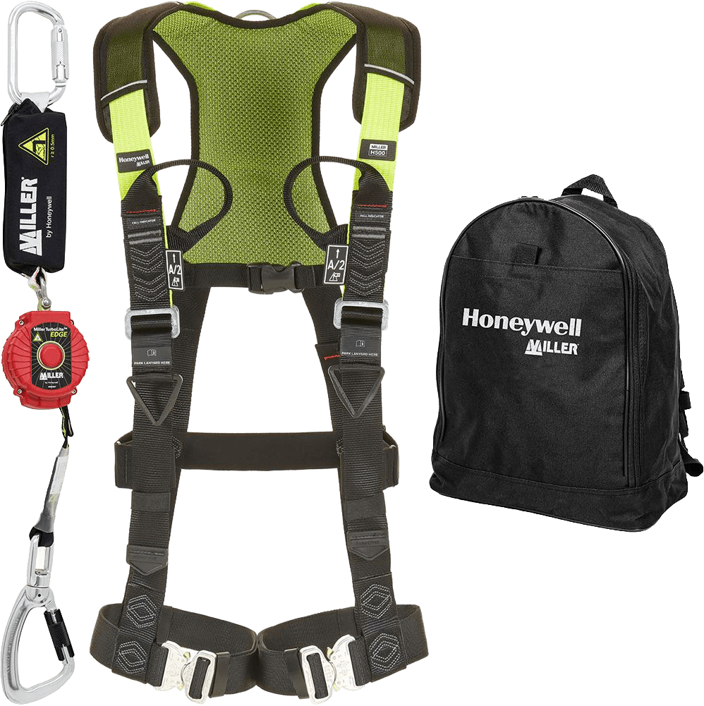 Miller H500 Mobile Platform Set - Absturzsicherung für die Hubarbeits-Bühne - Fallschutz-Komplett-Set inkl. Rucksack (Bild 1)