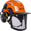 Kask Safety Zenith X Air Combo Schutzhelm mit Belüftung, Gehörschutz & Visier - Orange (Bild 1)