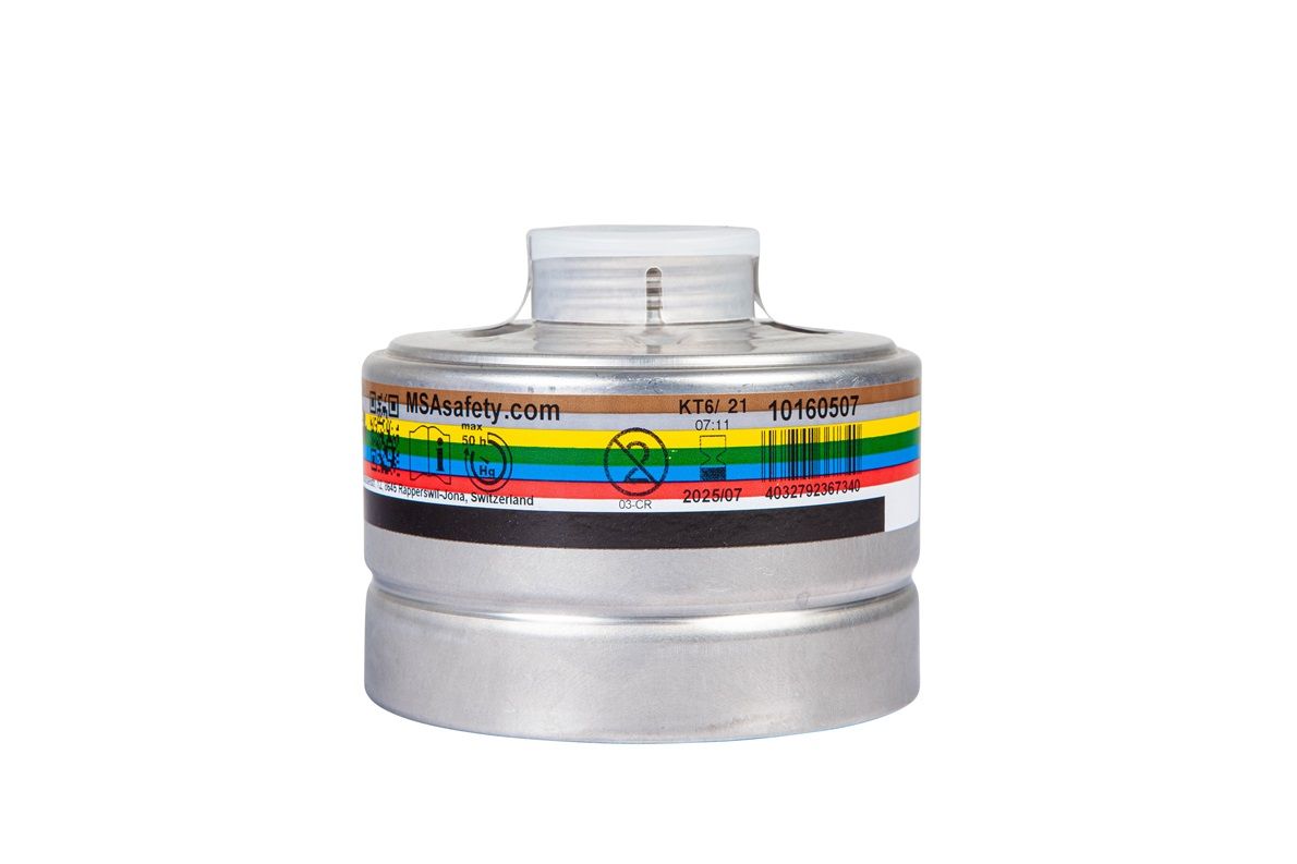 MSA Gas-, Partikel- oder Kombinationsfilter mit EN148-1-Gewindeanschluss, versch. Filterklassen A1B2E2K1 CO NO Hg P3 R D (Bild 3)