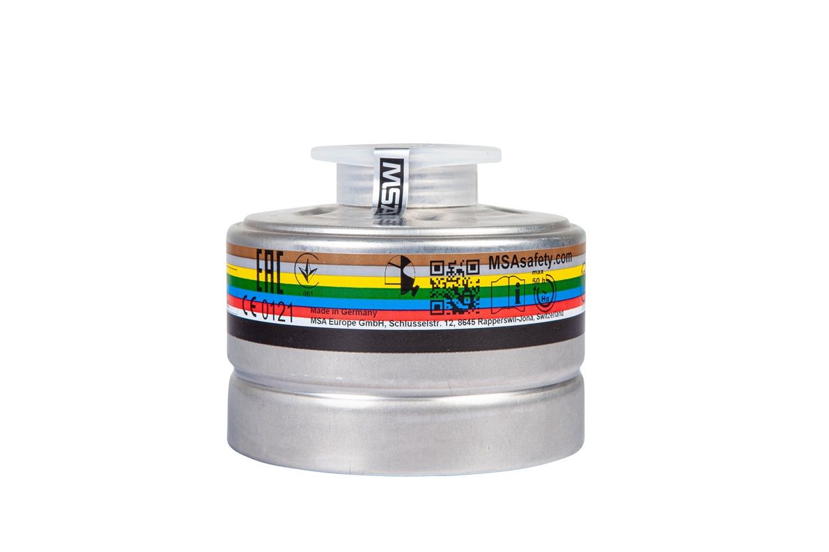 MSA Gas-, Partikel- oder Kombinationsfilter mit EN148-1-Gewindeanschluss, versch. Filterklassen A1B2E2K1 CO NO Hg P3 R D (Bild 4)