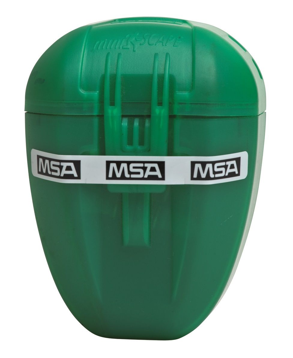 MSA MiniSCAPE Flucht-Filtergerät für mindestens 5 Minuten - mit ABEK-5 Filter - extrem leicht und kompakt - mit grüner Tragebox (10038560)... (Bild 3)