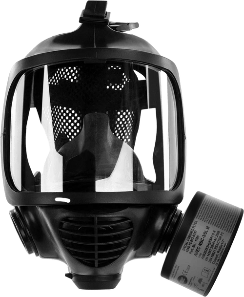 ACE Calypso Vollmaske - Atemschutz-Maske für Arbeit & Notfall - Rd40-Anschluss für zwei Filter (Bild 1)