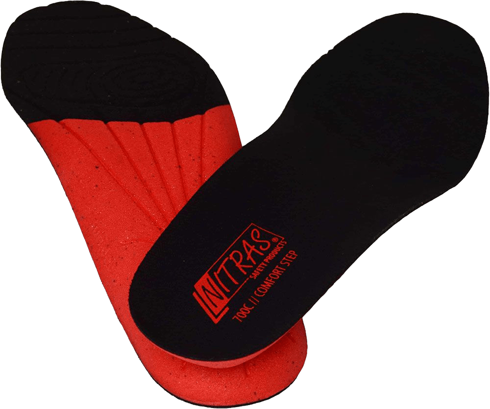 Nitras Einlegesohlen 700C Comfort Step - Einlagen für Arbeitsschuhe (Bild 1)