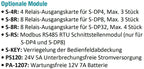 Prosense S-DP4 analoge Gaswarn-Zentrale - bis zu 4x analoge 4-20-mA Eingänge - für hohe industrielle Anforderungen (Bild 3)