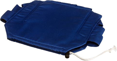 Dräger Waschbeutel mit seitl. Fächern für Adapter, Kordelzug, Stopper, Nomex-Polyester 310 x 310 mm (Bild 1)