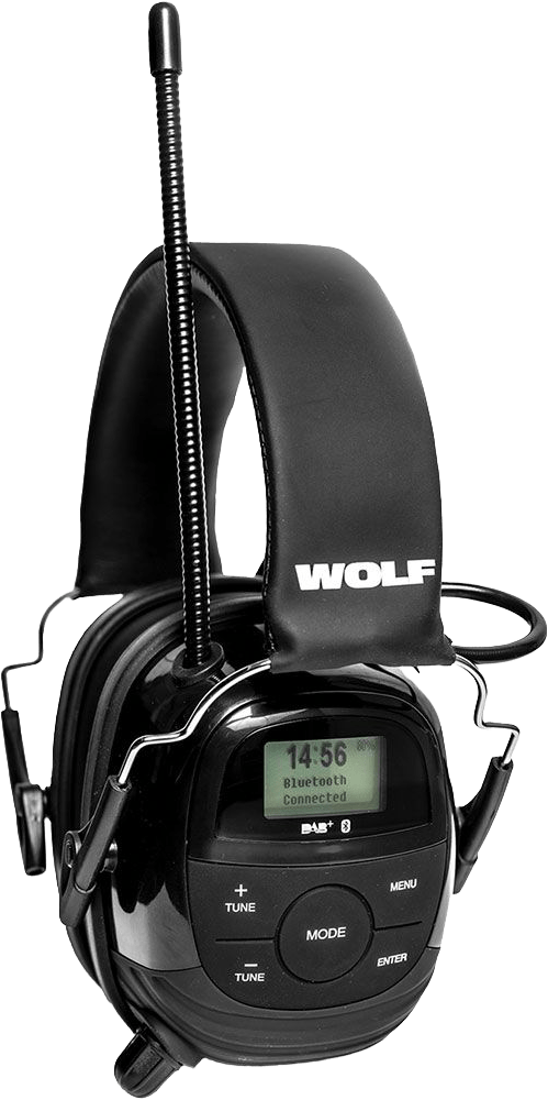 WOLF Protection Headset PRO Gen 2.0 Kapsel-Gehörschutz mit Bluetooth & Radio (Bild 1)