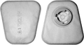Oxyline-Filter - wiederverwendbare Partikel- oder Kombinations-Filter (auch mit Geruchsfilter) - Bajonett-Anschluss (Bild 1)